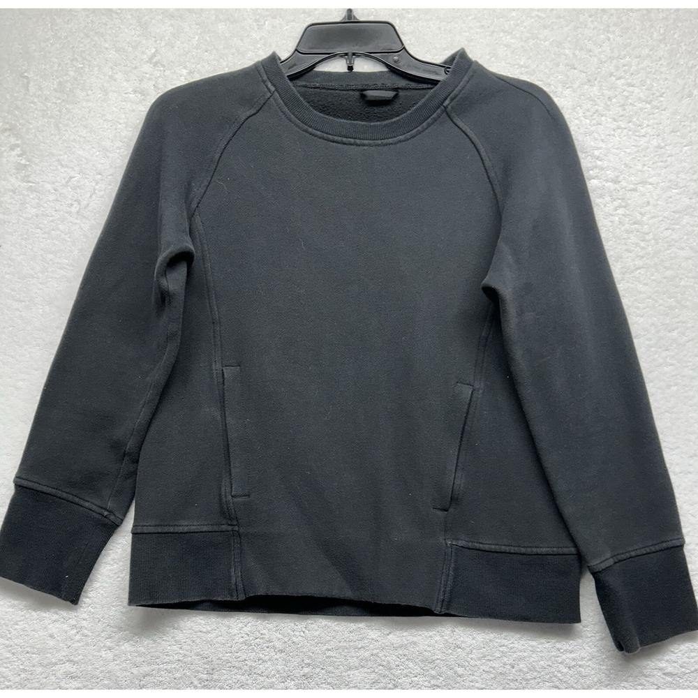 Lululemon Womens Size 6? Black Long Sleeve Pullover Sweatshirt (J13)